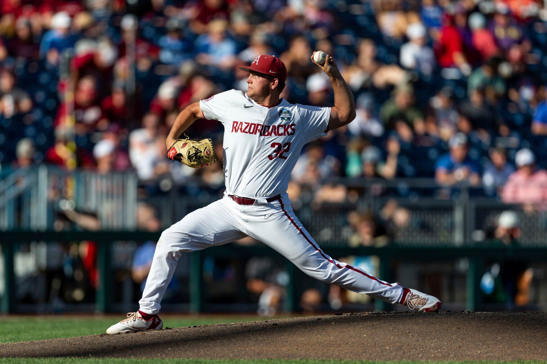 APTOPIX CWS Mississippi Arkansas Baseball